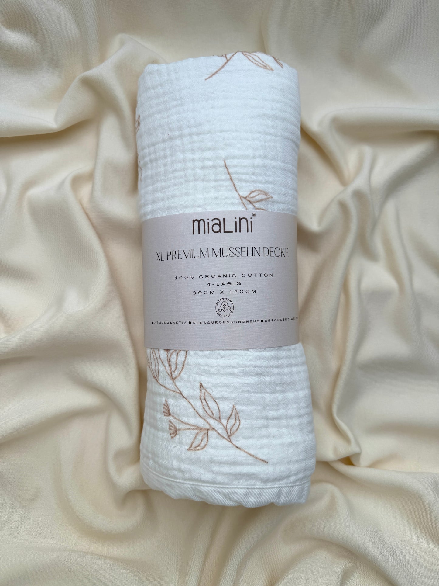 XL PREMIUM MUSSELIN DECKE „BLOOM“