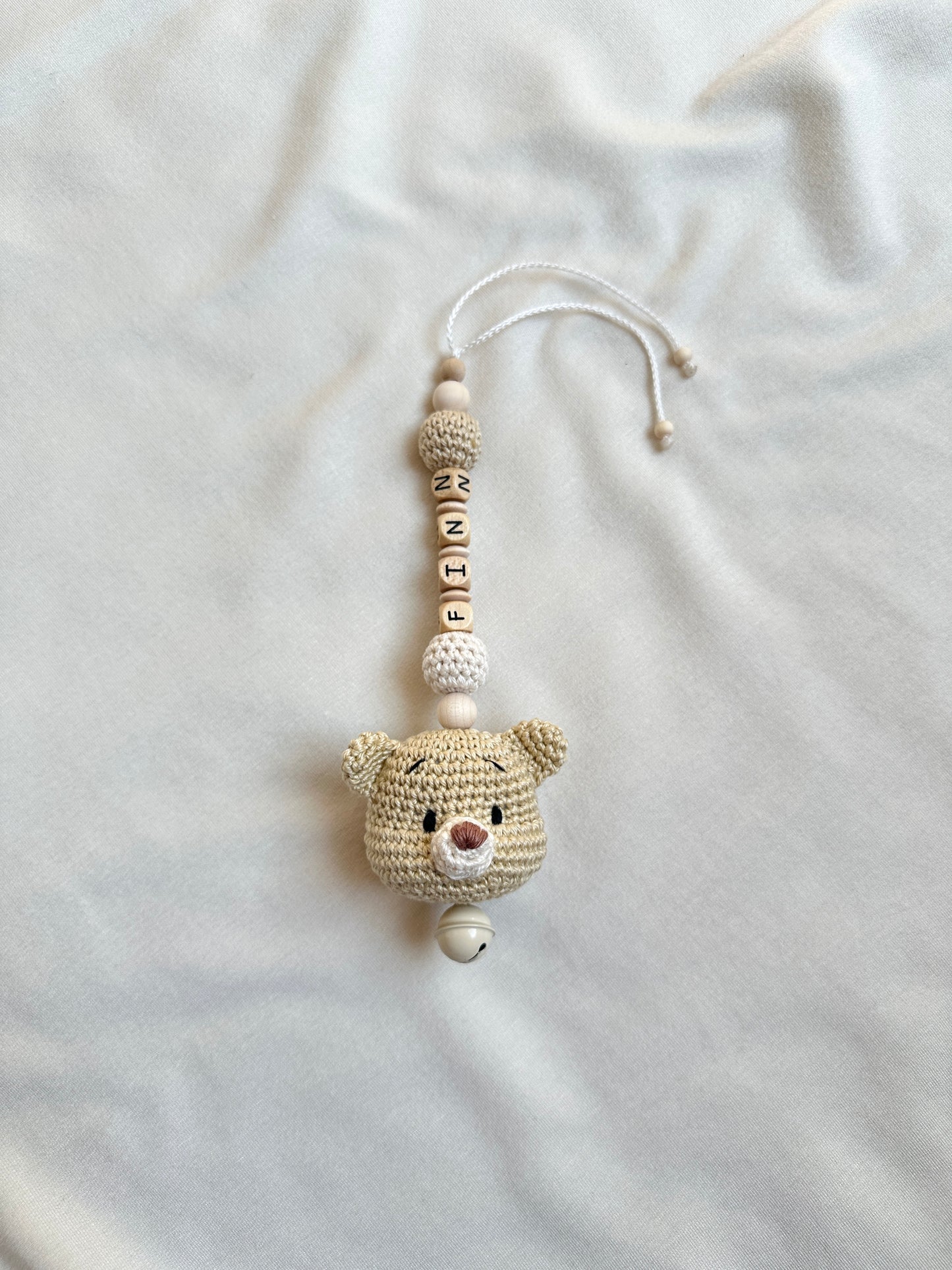 Babyschalenanhänger „TEDDY SAND“