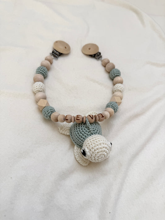 Kinderwagenkette „TURTLE MINT“