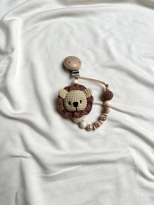 Schnullerkette „LEO“