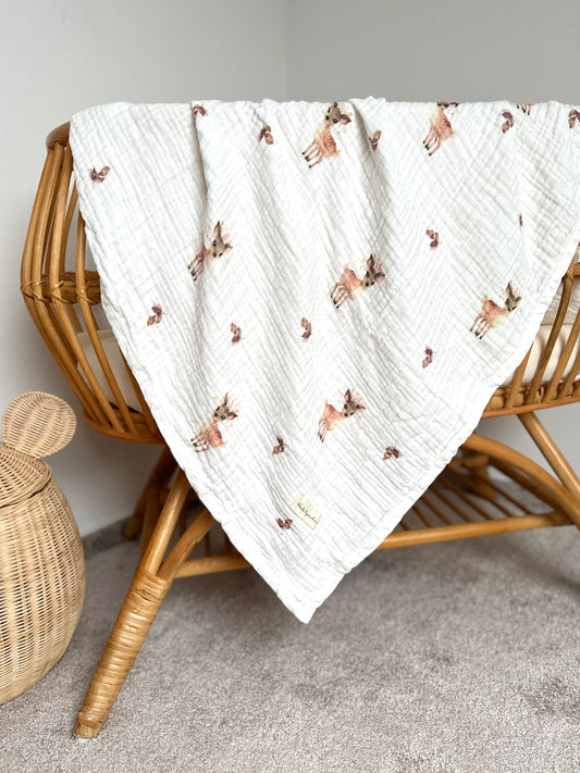 XL PREMIUM MUSSELIN DECKE „BAMBI“