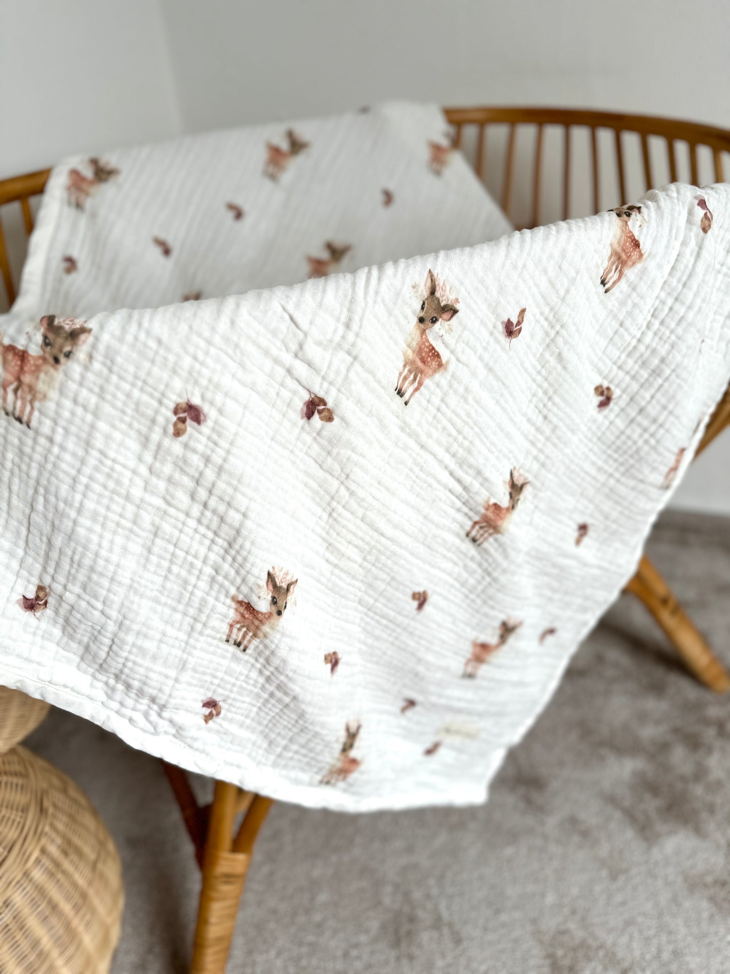 XL PREMIUM MUSSELIN DECKE „BAMBI“
