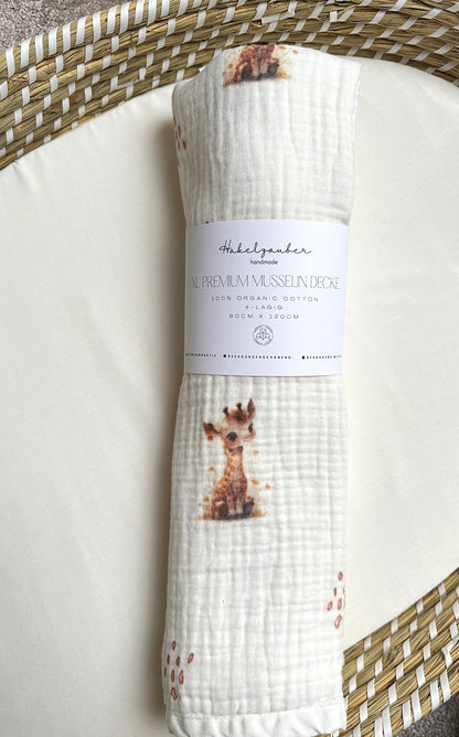 XL PREMIUM MUSSELIN DECKE „GIRA“