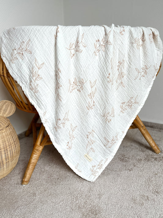 XL PREMIUM MUSSELIN DECKE „BLOOM“