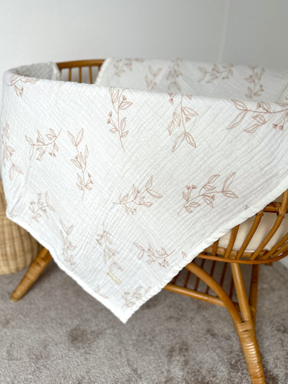 XL PREMIUM MUSSELIN DECKE „BLOOM“