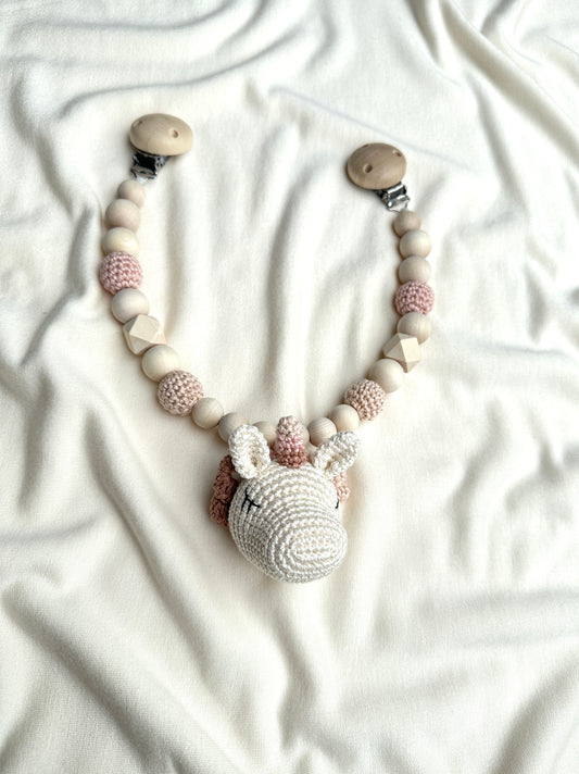 Kinderwagenkette „UNICORN PEARL“