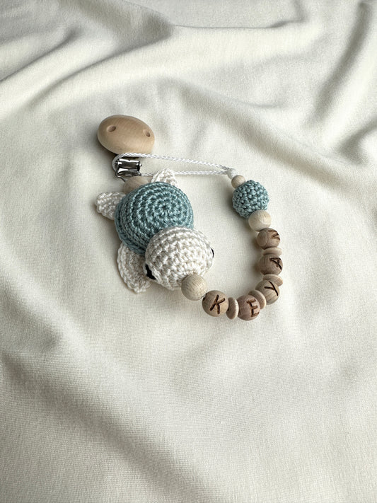 Schnullerkette „TURTLE MINT“