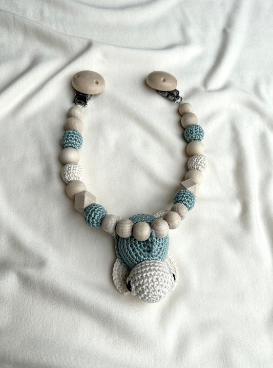 Kinderwagenkette „TURTLE MINT“